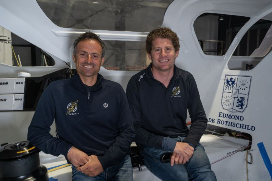 Franck Cammas et Charles Caudrelier