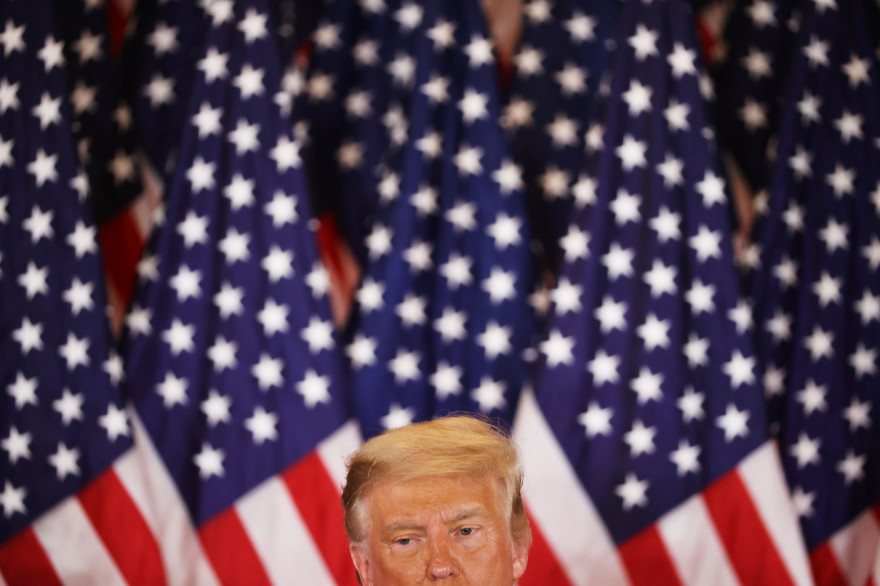 Donald Trump le 4 novembre 2020 à la Maison Blanche