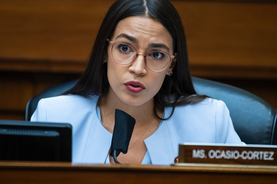 La représentante démocrate Alexandria Ocasio-Cortez, en août 2020