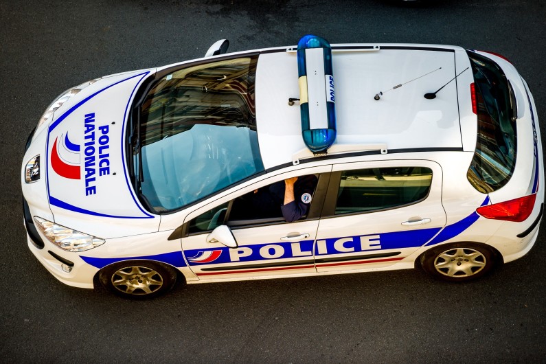 Voiture de police (illustration)