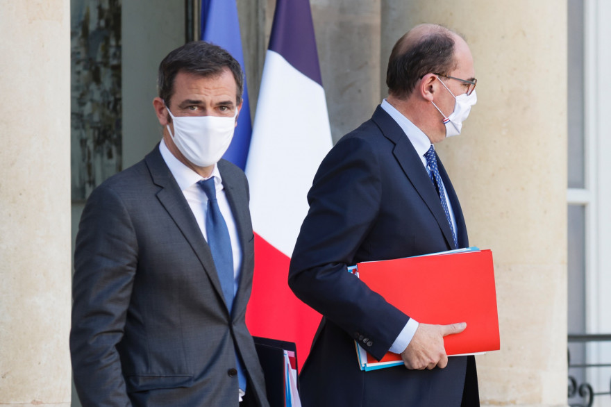 Olivier Véran et Jean Castex, le 4 novembre 2020