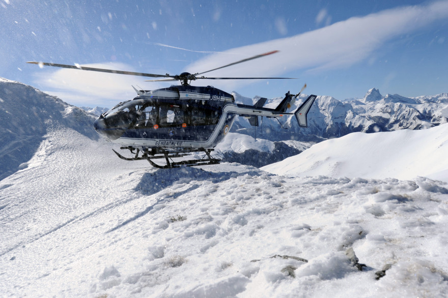 Une intervention de la gendarmerie de montagne lors d'une avalanche en Haute-Savoie (photo illustration).