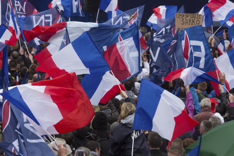 Le Front national au rassemblement du 1er mai 2015