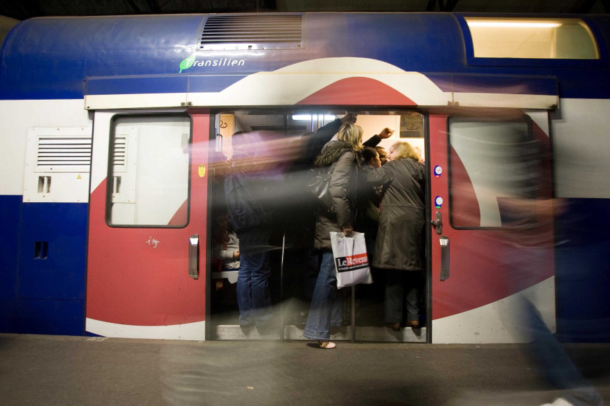 Un wagon du RER B