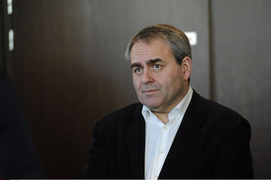 Xavier Bertrand à Calais le 17 février 2016.