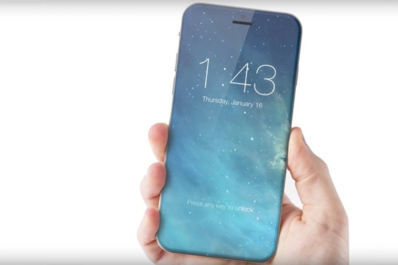 Un concept d'iPhone vitré à l'écran "borderless"