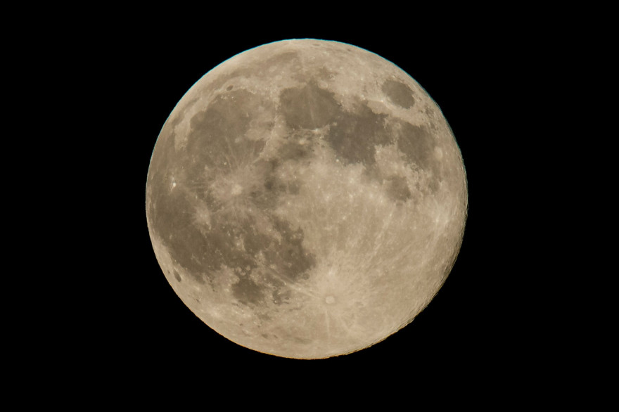 La lune (illustration).