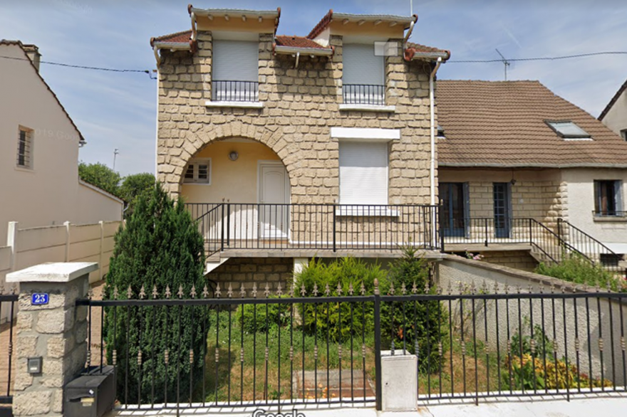 La maison squattée, située à Bondy