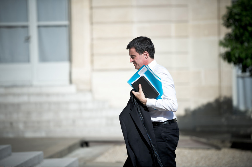 Manuel Valls à l'Élysée le 26 juillet 2016.