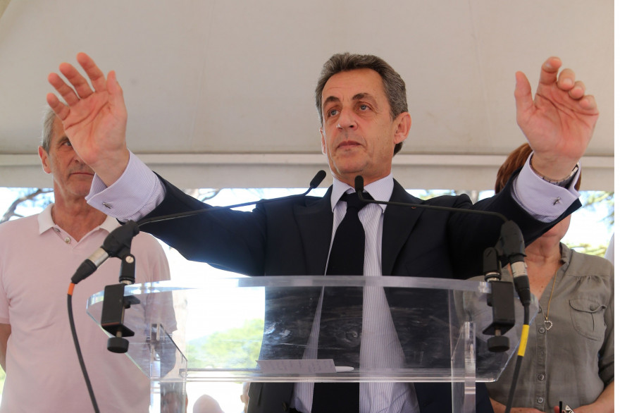 Nicolas Sarkozy à La Valette du Var le 3 juillet 2016.