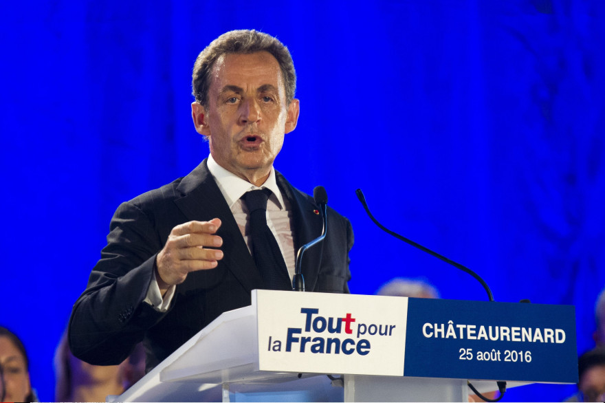 Nicolas Sarkozy à Châteaurenard le 25 août 2016.
