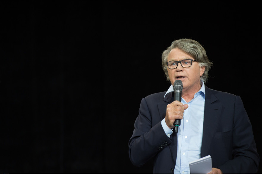 Gilbert Collard aux Estivales de Fréjus le 18 septembre 2016.