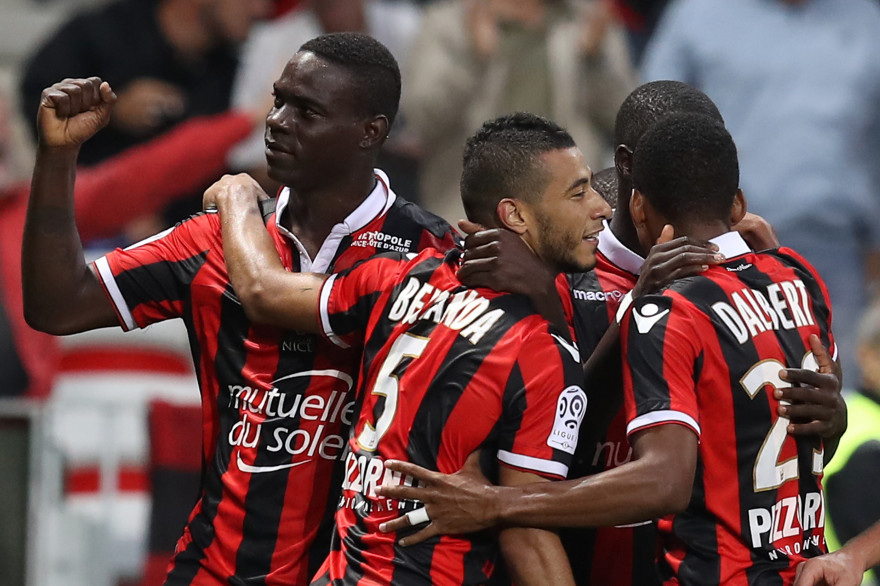 Balotelli a inscrit un doublé face à Monaco, grâce notamment à un service de Belhanda.