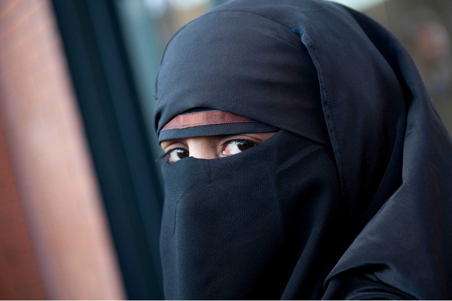 Une femme voilée au tribunal de police de Paris. (illustration)