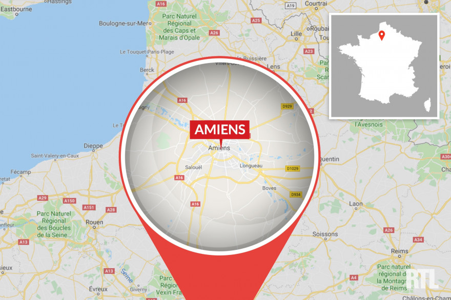 La ville d'Amiens, dans la Somme.