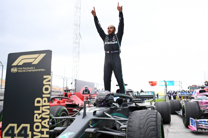 Lewis Hamilton à Istanbul le 15 novembre 2020