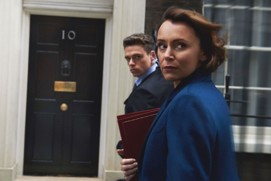 Richard Madden et Keeley Hawes dans "Bodyguard"