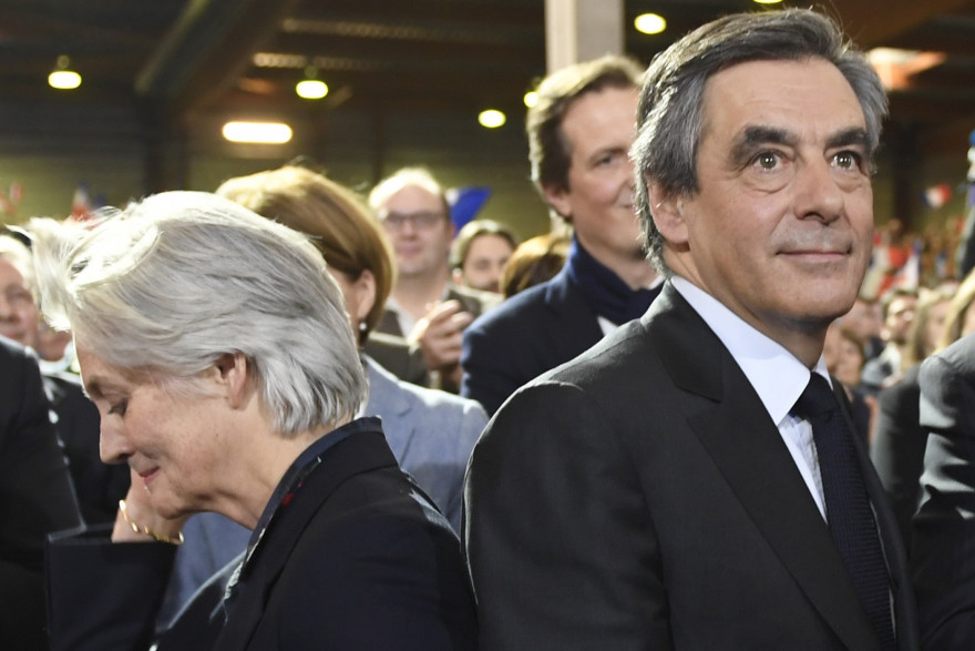 Penelope et François Fillon, le 29 janvier 2017