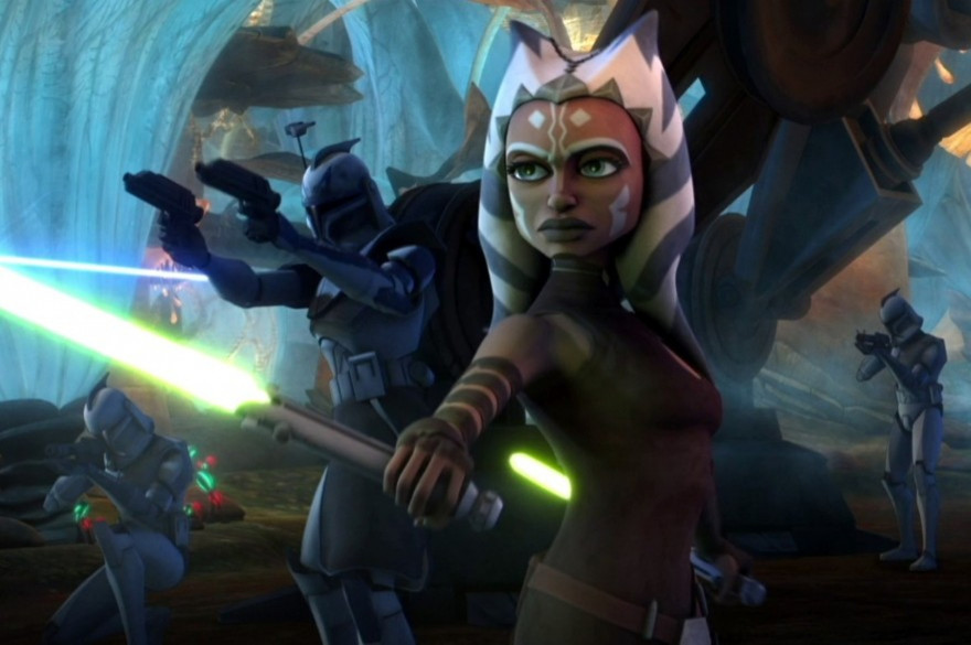 Ahsoka Tano, l'une des héroïnes de la série "Star Wars : The Clone Wars"