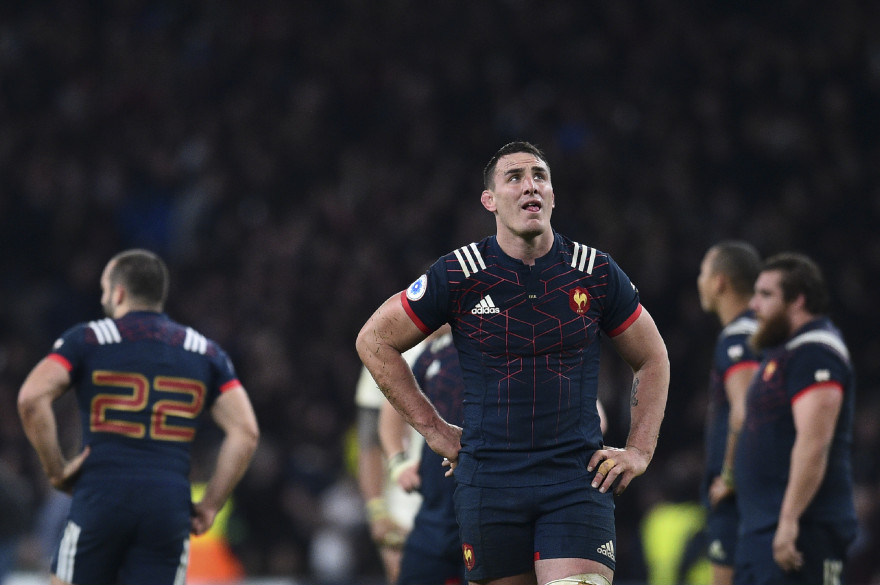 Louis Picamoles lors lors d'Angleterre-France samedi 4 février 2017