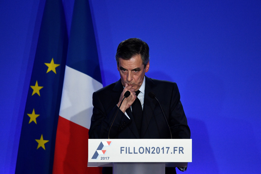 François Fillon, lors de sa conférence de presse du 6 février 2017