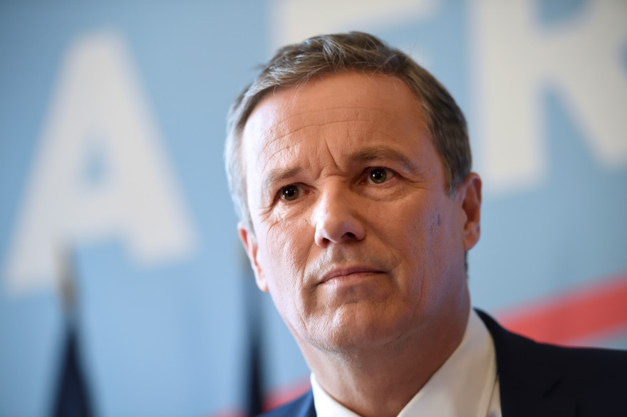Nicolas Dupont-Aignan, Président du parti Debout la France, le 1er février 2017