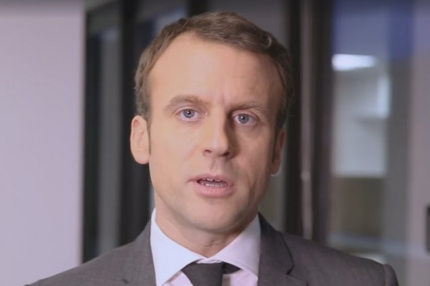Emmanuel Macron lance un appel aux acteurs de la lutte contre le réchauffement climatique (capture d'écran)
