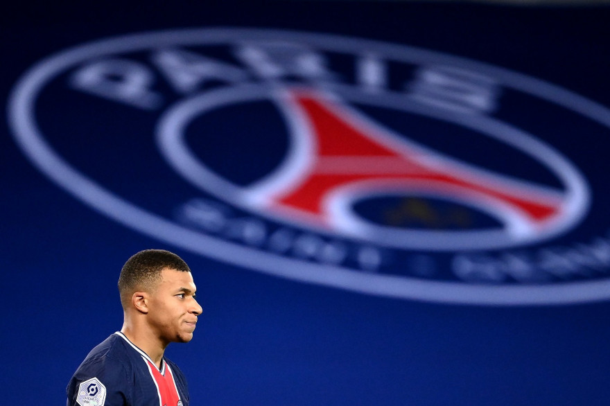 Kylian Mbappé au Parc des Princes le 24 octobre 2020