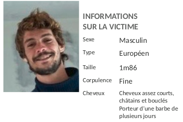 Appel à témoins - Disparition de Victor (Haute-Savoie)