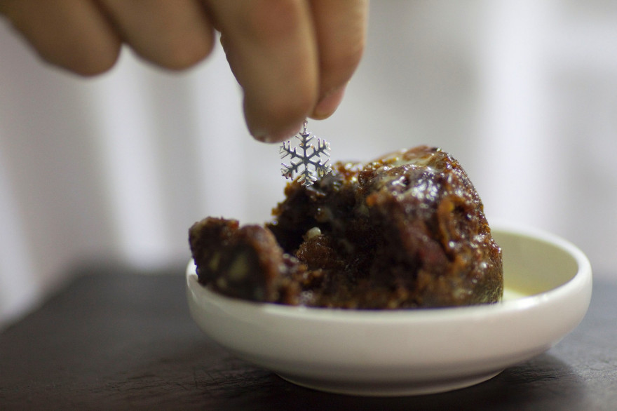 Le pudding est le dessert traditionnel de Noël en Grande-Bretagne.