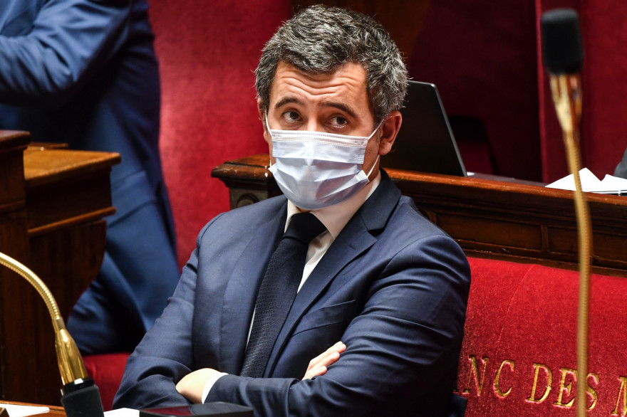 Gérald Darmanin à l'Assemblée nationale, le 20 novembre 2020