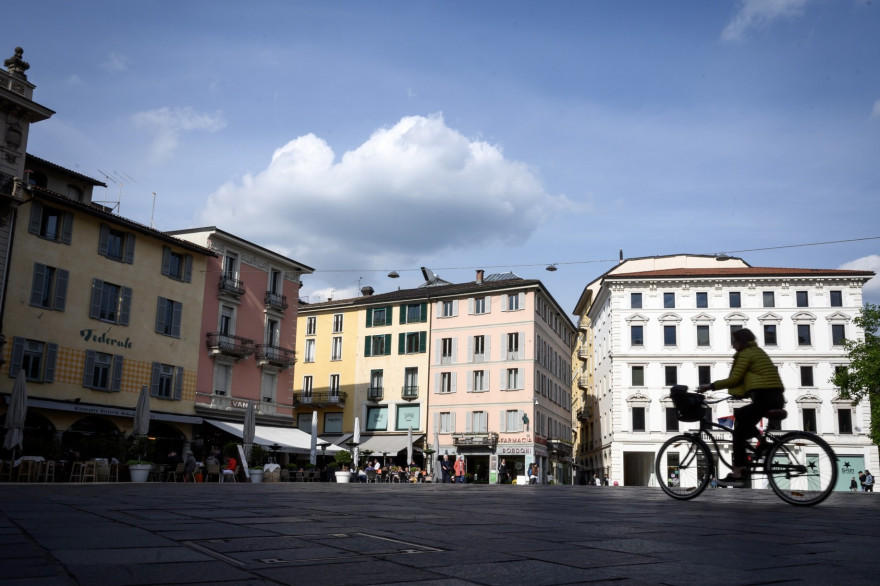 Illustration de la ville de Lugano, dans le sud de la Suisse