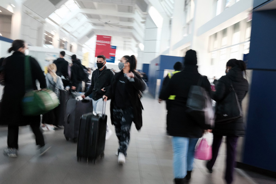 Illustration de l'aéroport new-yorkais de LaGuardia le 24 novembre 2020