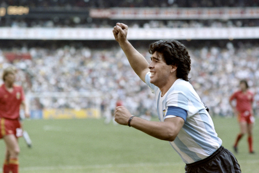 Diego Maradona en 1986