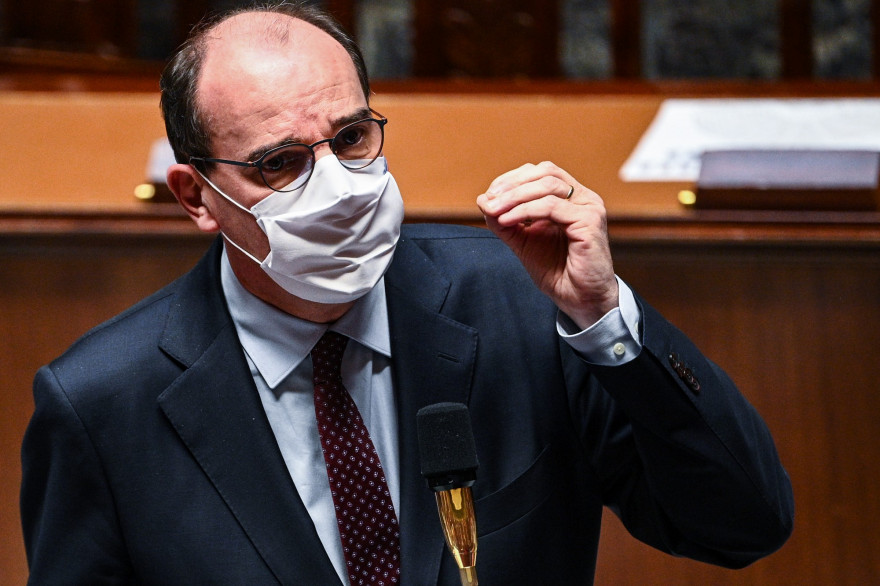 Le Premier ministre Jean Castex à l'Assemblée nationale, le 24 novembre 2020.