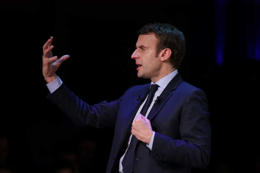 Emmanuel Macron, le 21 février 2017