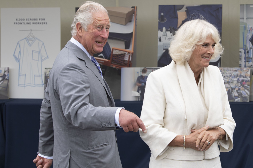 Le prince Charles et son épouse Camilla en juillet 2020
