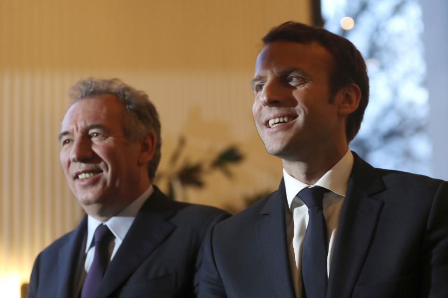 François Bayrou et Emmanuel Macron scellent leur alliance, le 23/02/2017