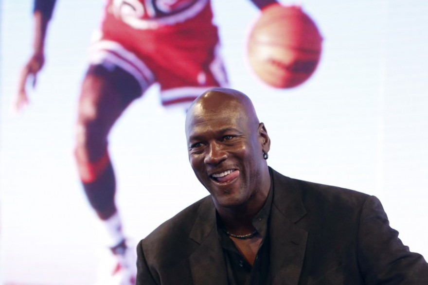 Michael Jordan, au Palais de Tokyo à Paris le 12 juin 2015