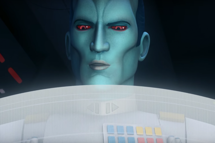 Grand Amiral Thrawn est un puissant militaire de l'Empire vu dans "Star Wars : Rebels"