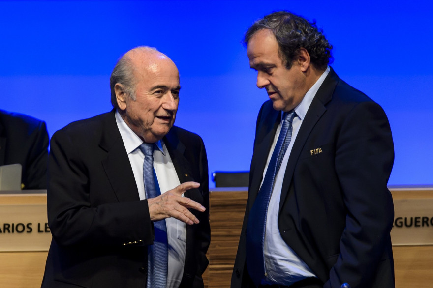 Sepp Blatter et Michel Platini