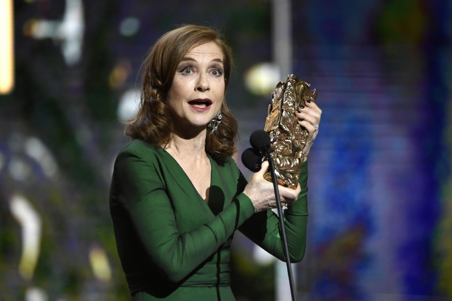 Isabelle Huppert reçoit le César de la Meilleure actrice