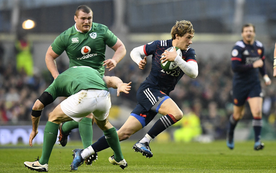 Baptiste Serin, face à l'Irlande le 25 février 2017