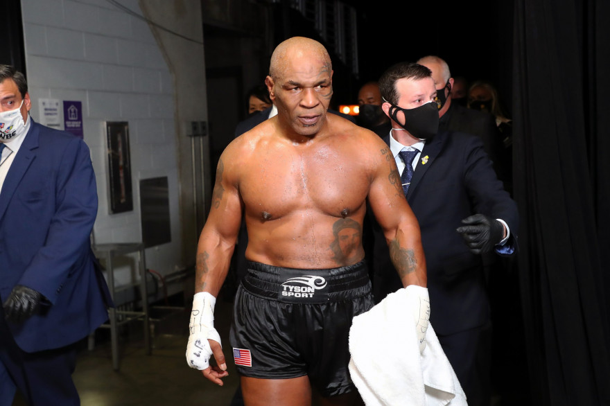 Mike Tyson à Los Angeles le 28 novembre 2020