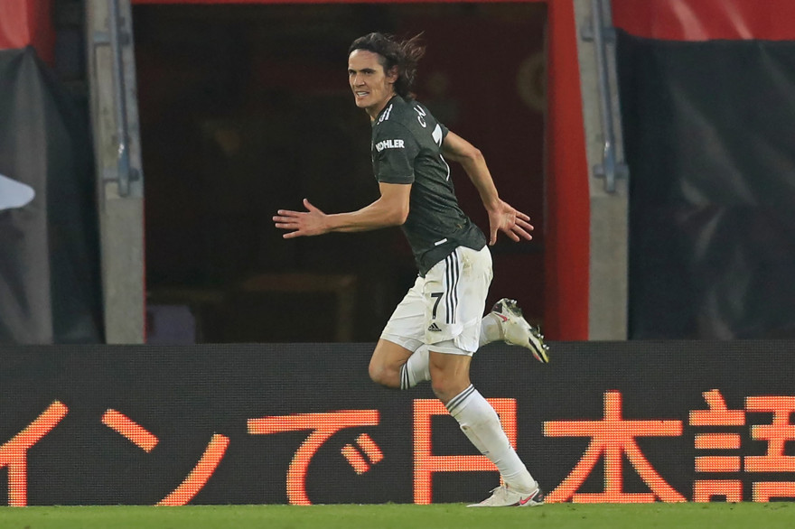 Edinson Cavani, auteur d'un doublé dimanche 29 novembre face à Southampton