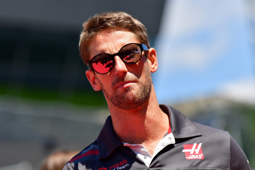 Romain Grosjean le 1er juillet 2018 à Spielberg