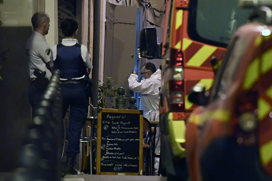 La police scientifique sur une scène de crime.