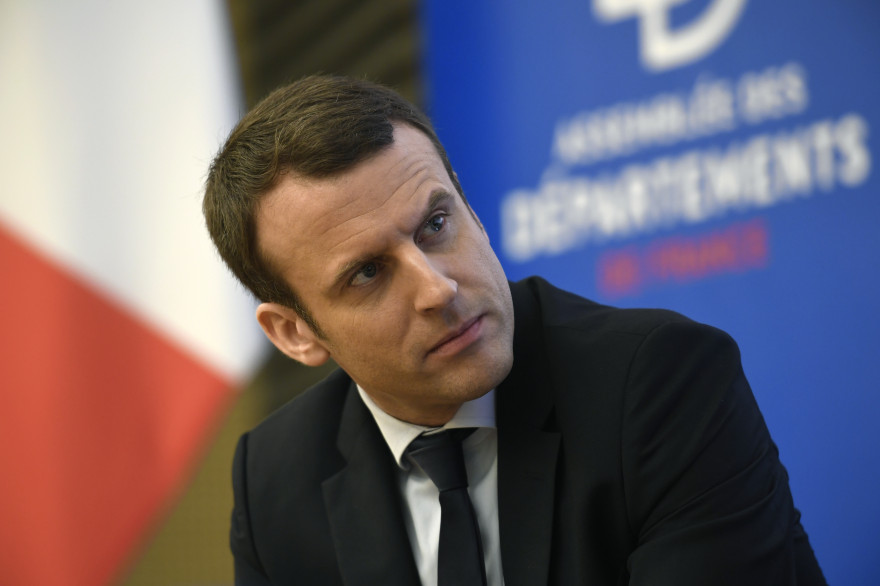 Emmanuel Macron, le 8 mars 2017