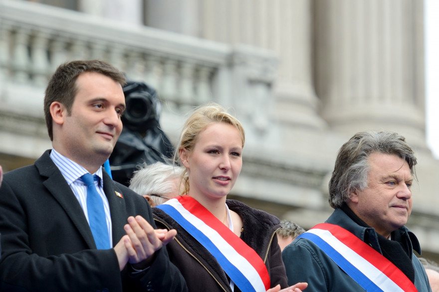 Le Front national rassemblé le 1er mai 2013