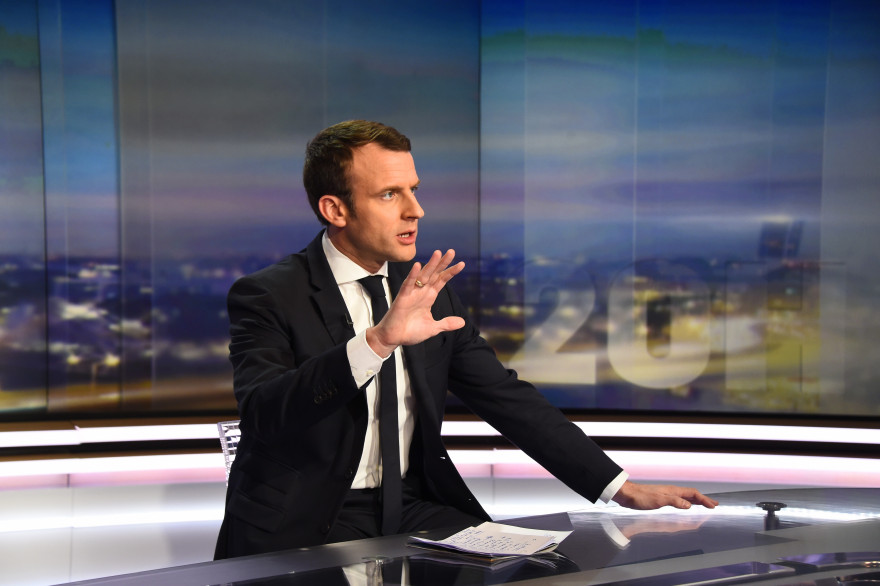 Emmanuel Macron, le 12 mars 2017